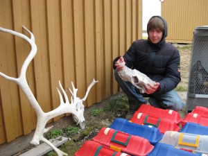 Janwillem found a skull